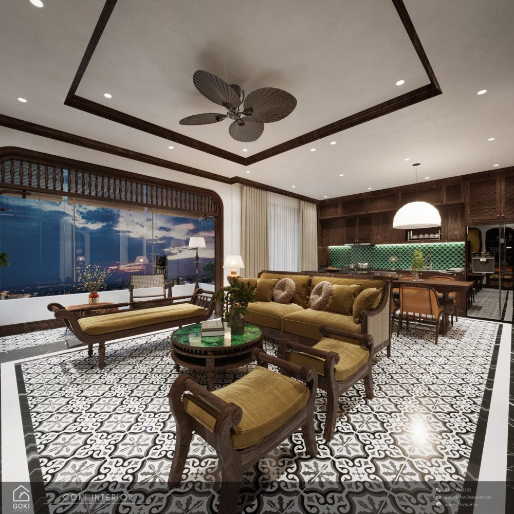 Thiet Ke Noi That Nha Pho Tu Hoa Phong Cach Indochine 20