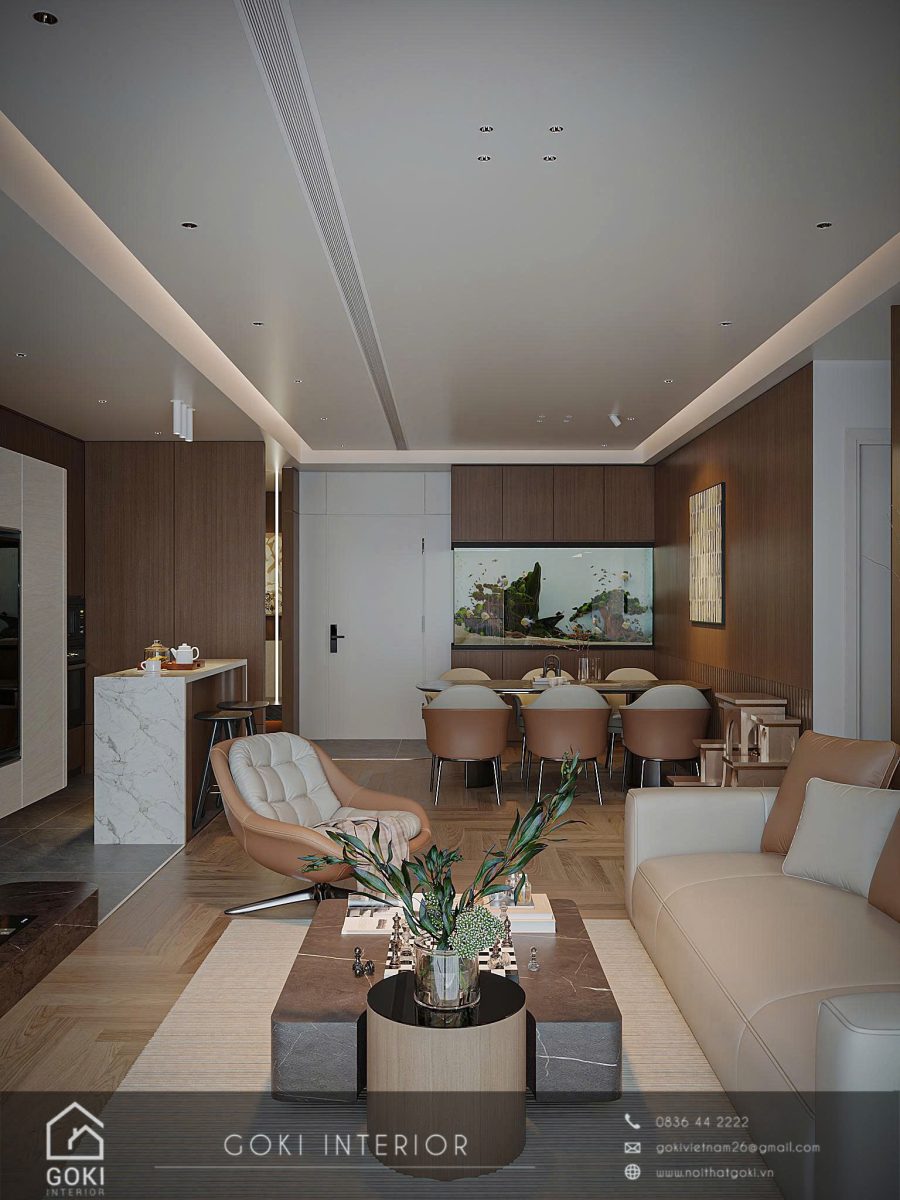 Thiết Kế Nội Thất Chung Cư Hiện đại Tại Sài Gòn (5)