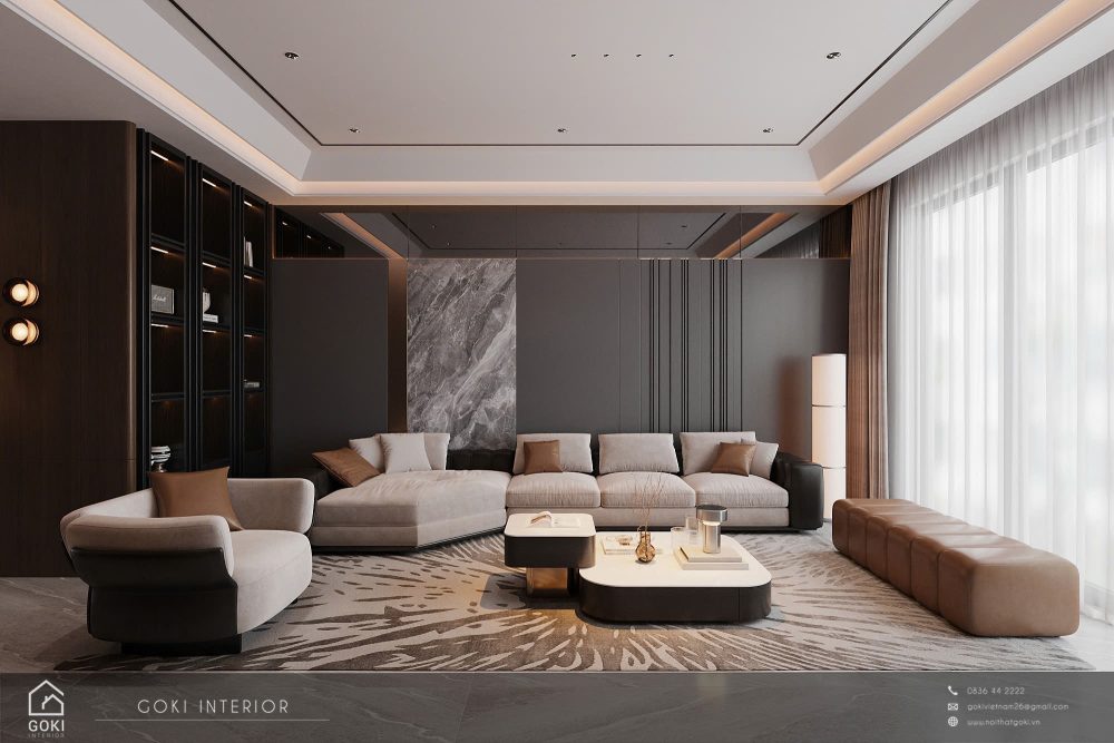 Nội thất nhà phố hiện đại Hải Dương