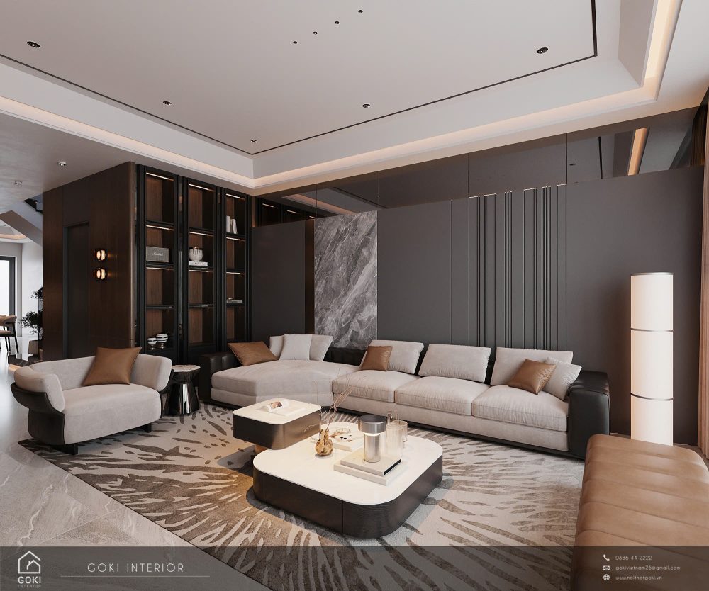 Nội thất nhà phố hiện đại Hải Dương