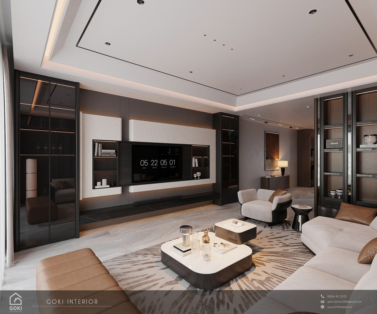 Nội thất nhà phố hiện đại Hải Dương